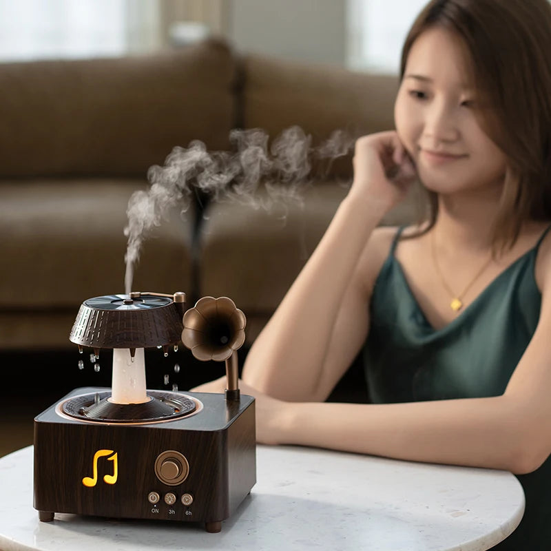 Vintage Rotating Gramophone Air Humidifier