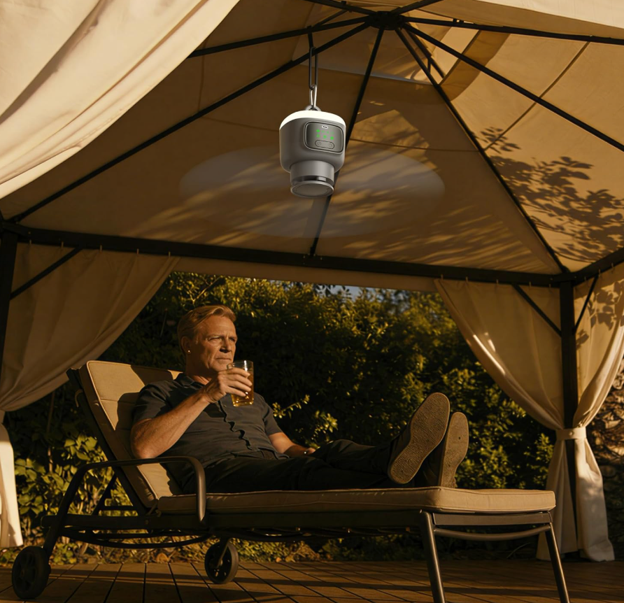 Portable Camping Ceiling Fan LED Light