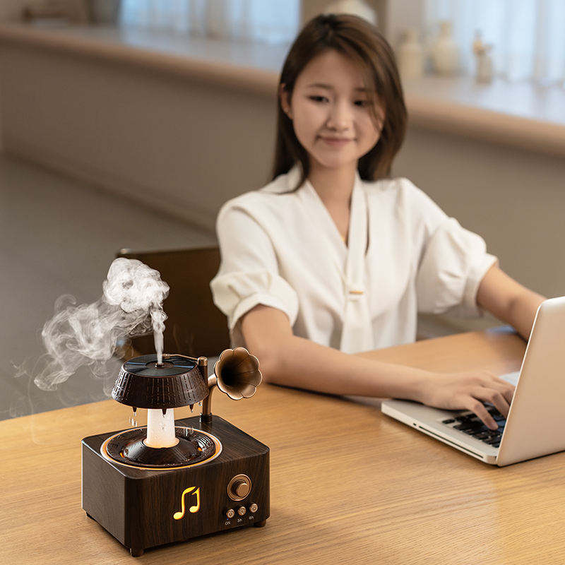Vintage Rotating Gramophone Air Humidifier